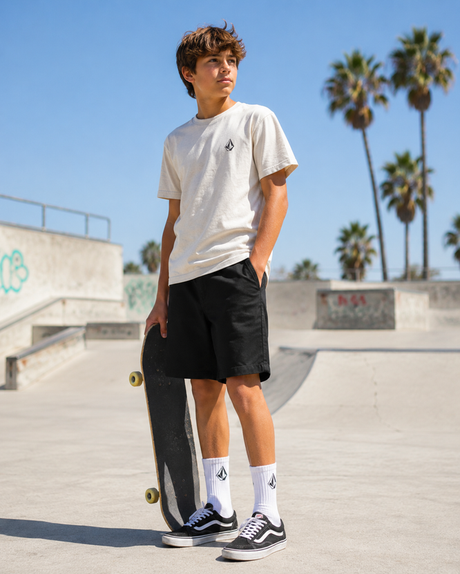 Kids Frickin Chino Short Noir