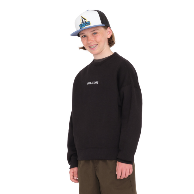 Kids Volcom Stone Sweatshirt Black