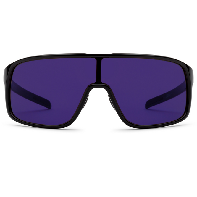 Macho Gloss Purple Paradise Sunglasses + Purple Chrome Lens