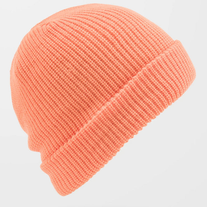 Womens Full Stone Beanie Coral