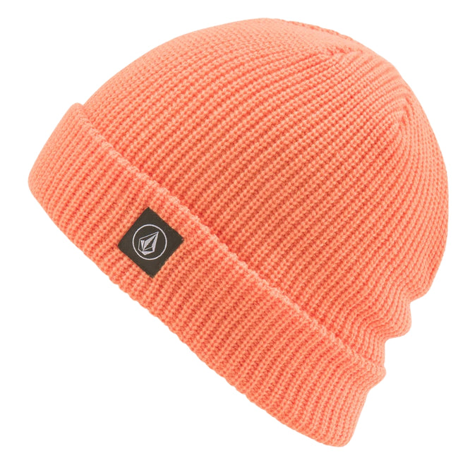 Womens Full Stone Beanie Coral