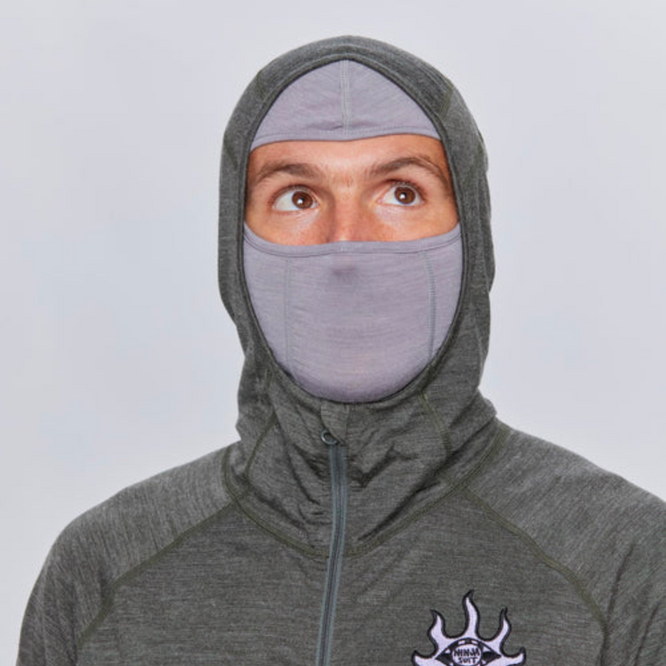 Merino Ninja Face Mask Dusty Turqoise