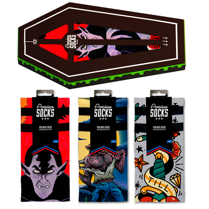 Coffin Socks Gift Box