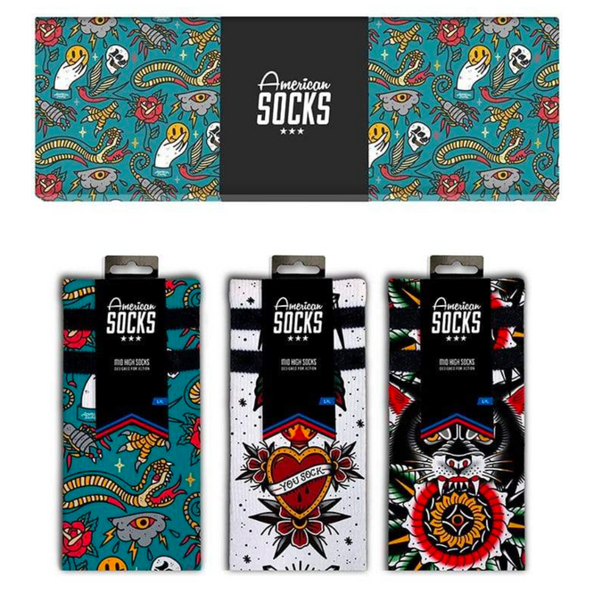 Tattoo Collection Socks Gift Box