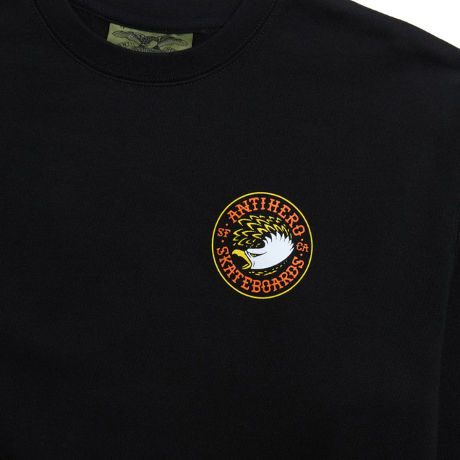 Eagle Round Crewneck Noir
