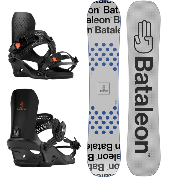 Bataleon Blow 2025 Snowboard + Fly Black 2025 Snowboard Bindings