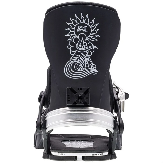 Transfer Black/Silver 2024 Snowboard Bindings