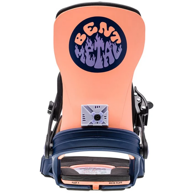 Womens Stylist Orange/Blue 2024 Snowboard Bindings