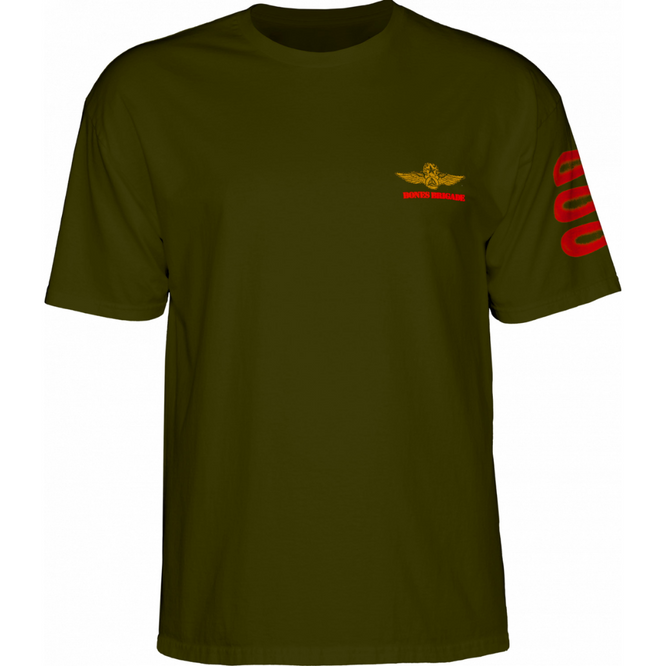T-shirt bombardier vert militaire