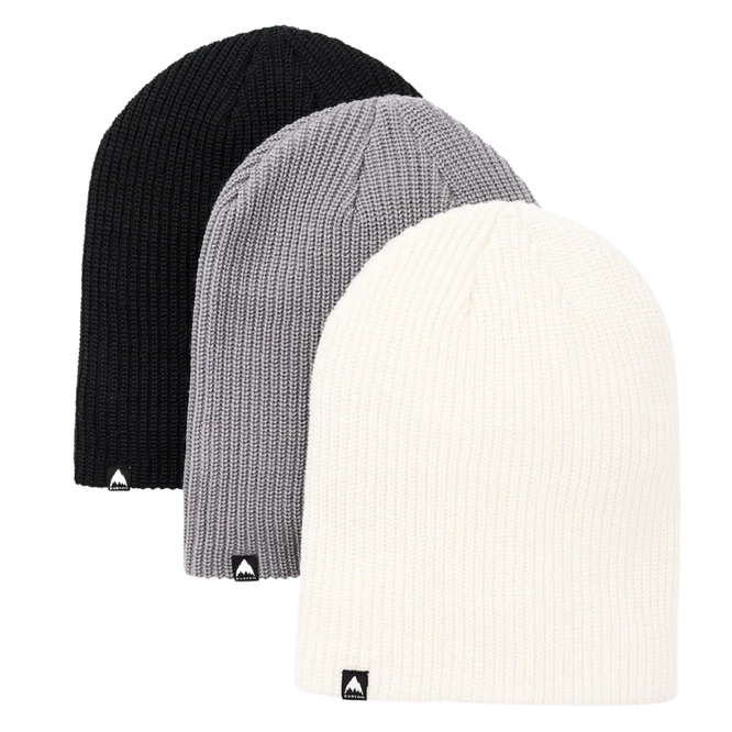 Recycled DND 3Pack Beanie True Black/Sharkskin/ Stout White