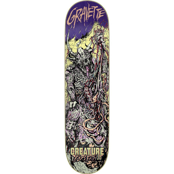 Gravette Bloodbath 3D Pro 8.0" Skateboard Deck