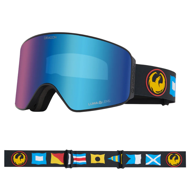 NFX Mag OTG Danny 25 LumaLens Blue Ionized +Lumalens Amber Snowboard Goggles