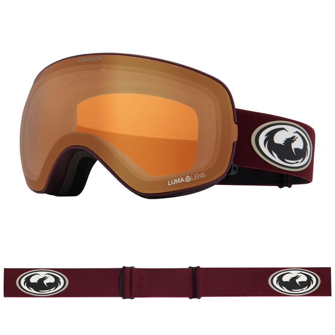 X2S Old Skool LumaLens Silver Ionized + LumaLens Amber Snowboard Goggles