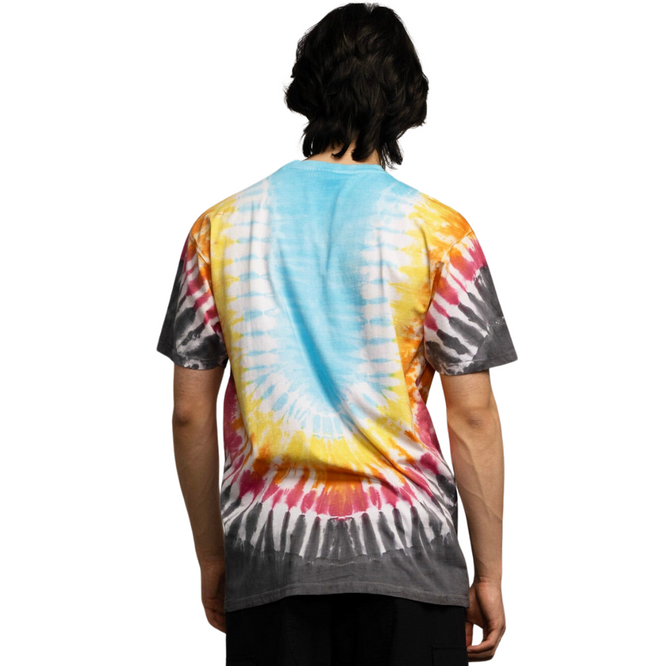 Dressen Rose Crew Three Front T-shirt Black/Rainbow