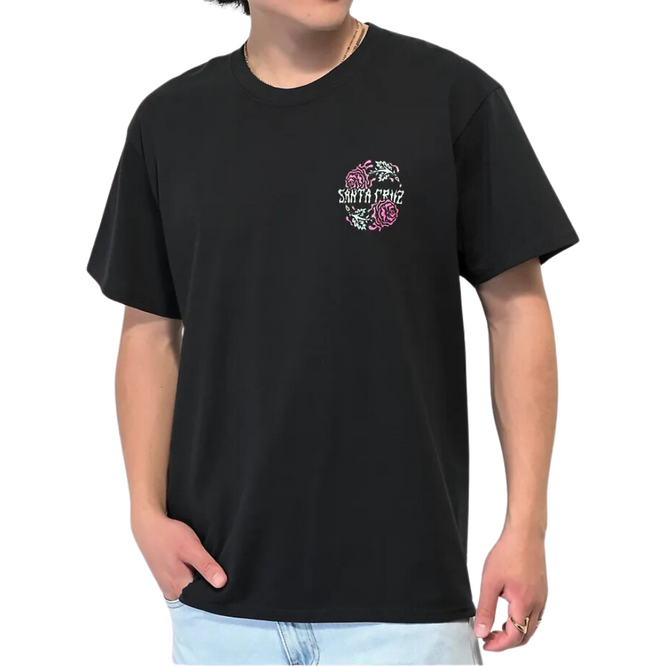 Dressen Rose Crew Two T-shirt Noir