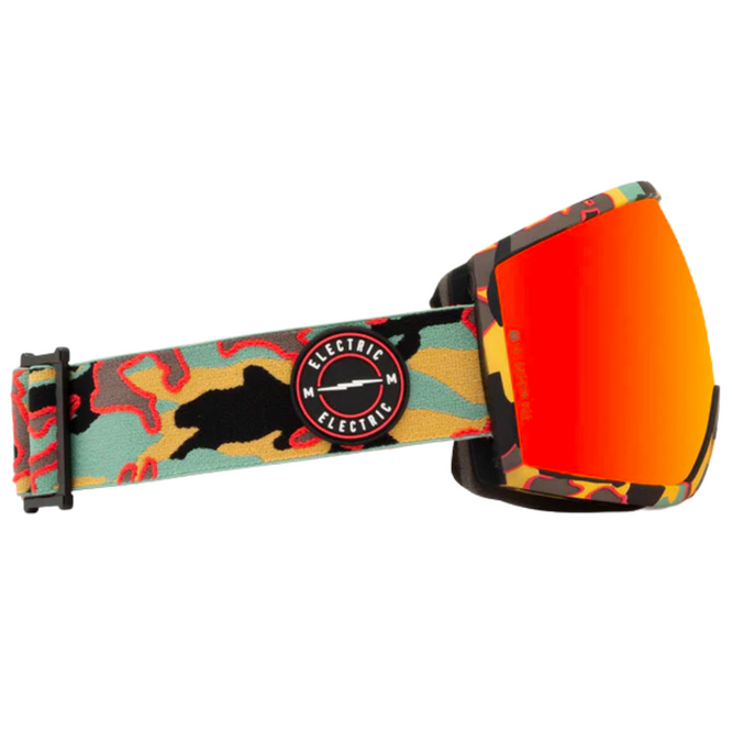 Lunettes de snowboard EG2-T Black Future Camo + Auburn Red Lens