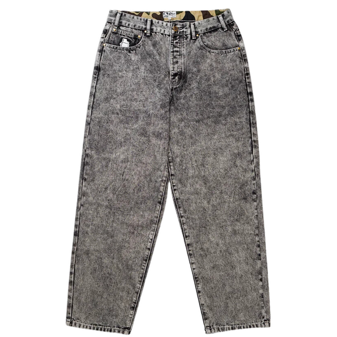 Baggy Jeans Stone Wash Grey