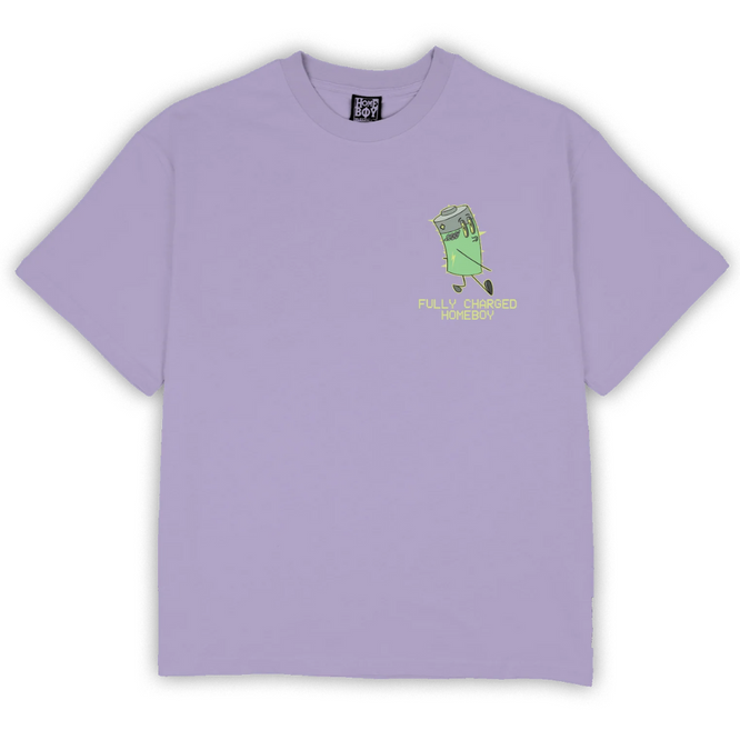 Fully Charged T-shirt Lilac