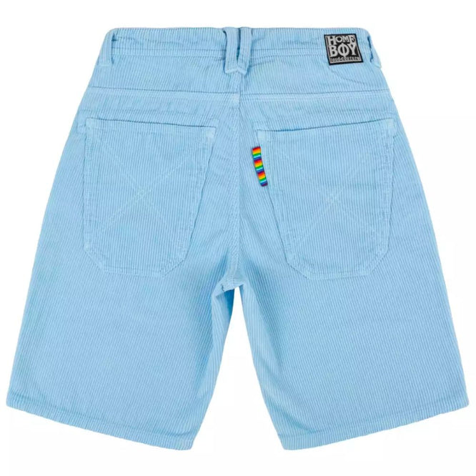 X-Tra Baggy Cord Shorts Pool Blue
