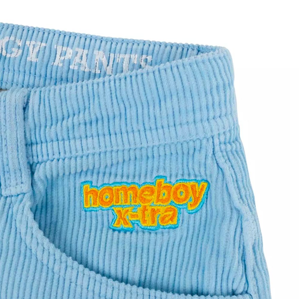X-Tra Baggy Cord Shorts Pool Blue