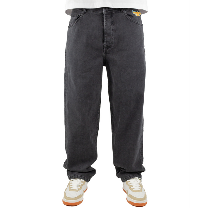 X-Tra Baggy Denim Washed Grey Jeans