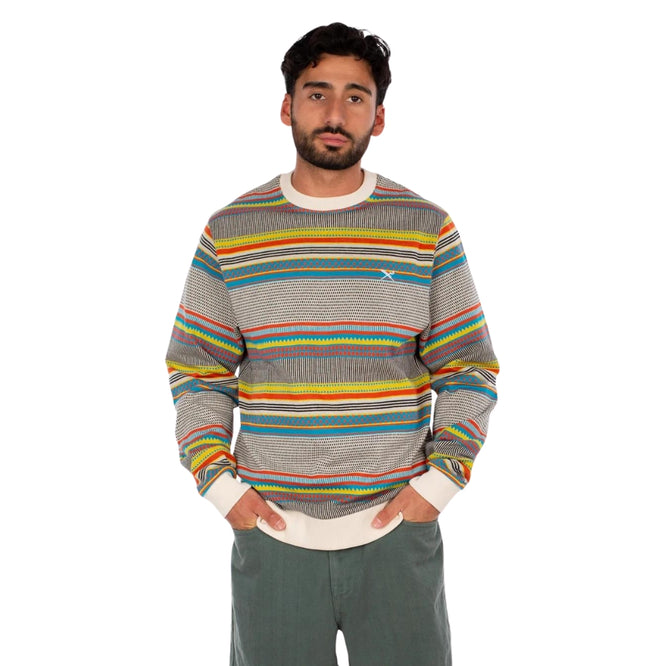 Vintachi Crew Sweater Multi Color