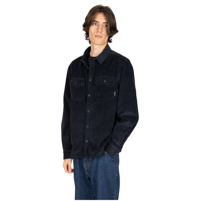Bubble Cord Longsleeve Shirt Dark Orion