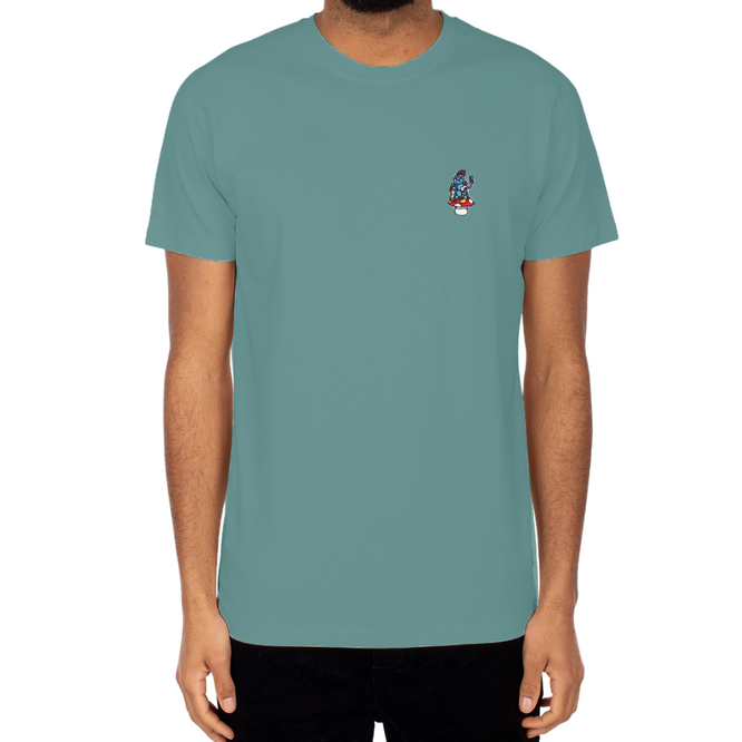 Smokey Emb T-shirt Blue Berryl