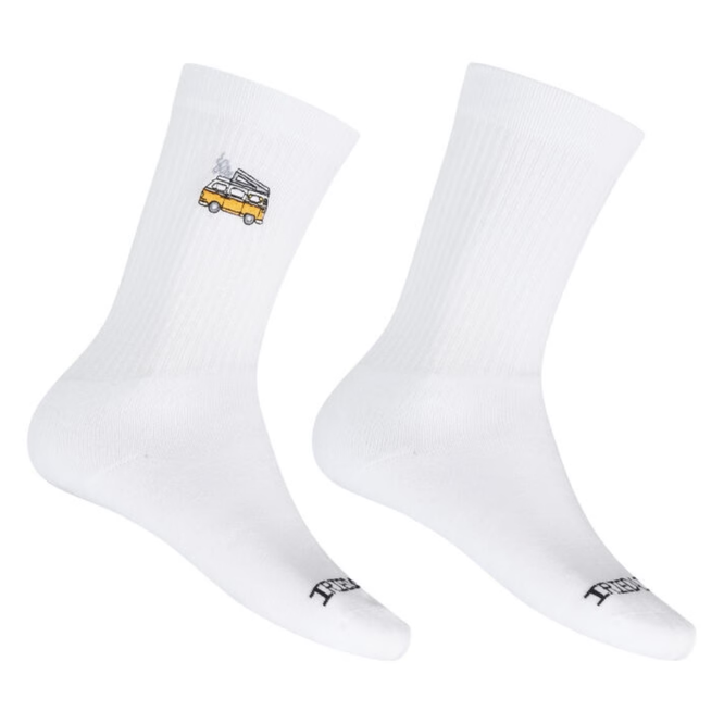 Smokin Van Socks White