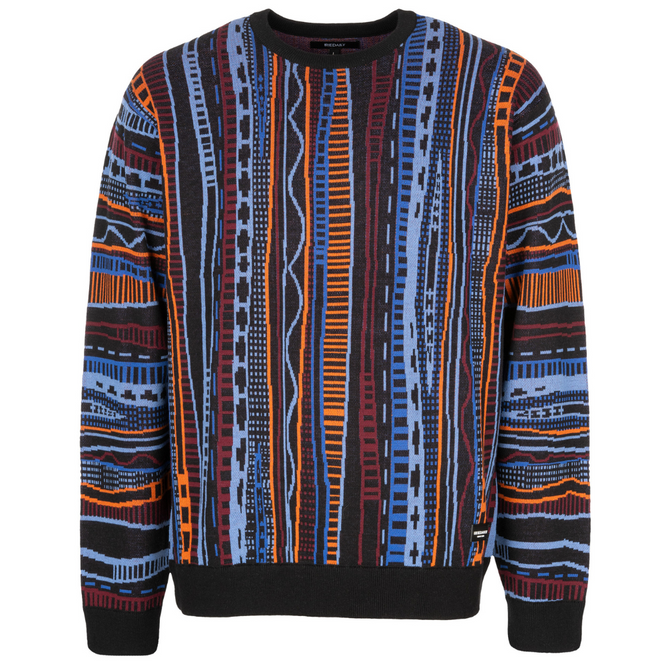 Theodore Knit Crewneck Crown Blue