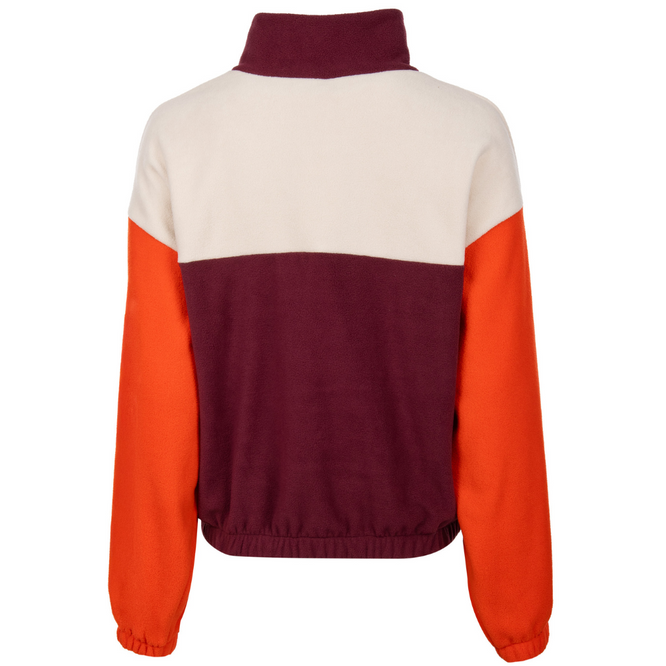 Womens Cally Fleece Troyer Wine