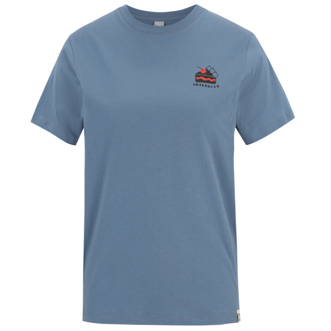 Womens Yoga Club T-Shirt Greyblue