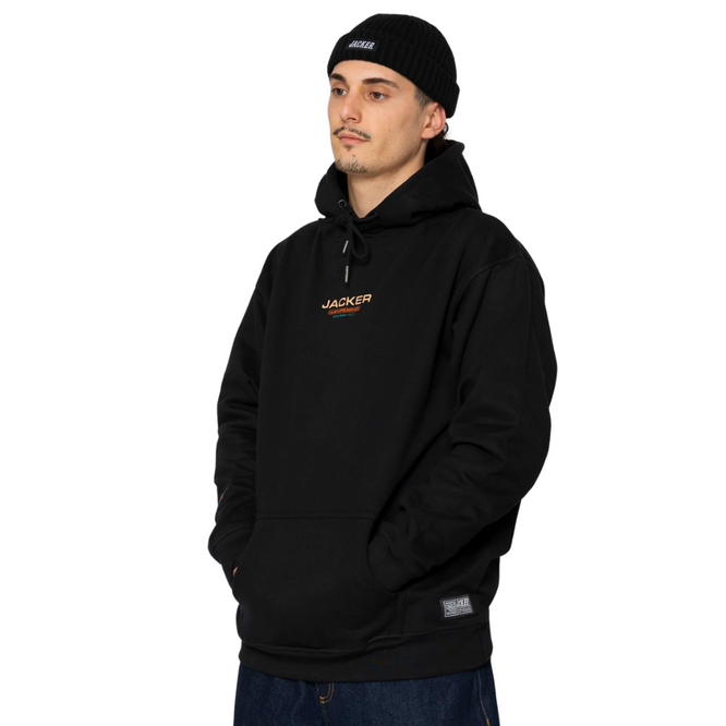 Hustler Service Hoodie Black