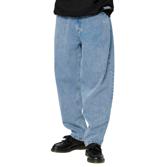 Nostalgia Baggy Pants Washed Blue