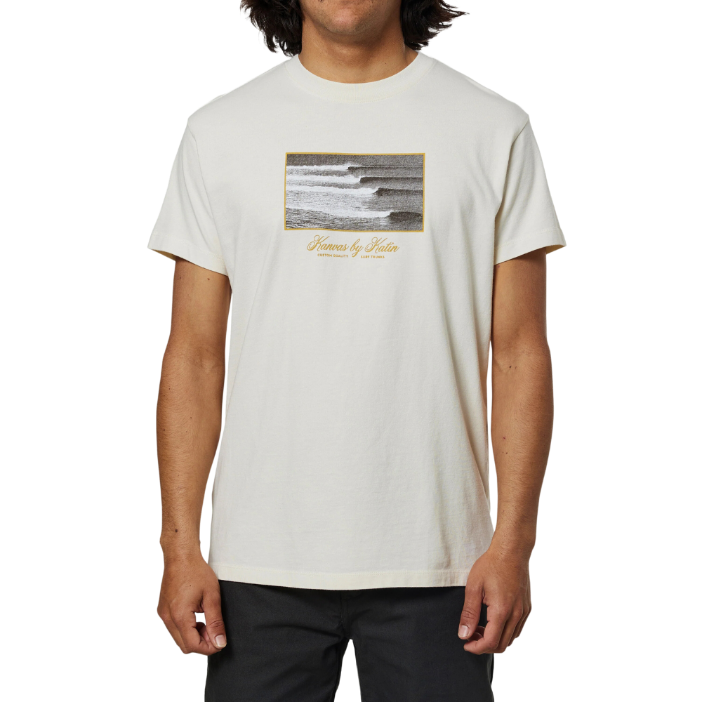 Cord T-shirt Vintage White