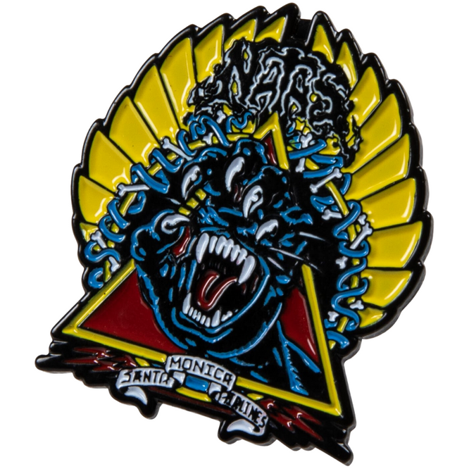 Natas Screaming Panther Badge Multi