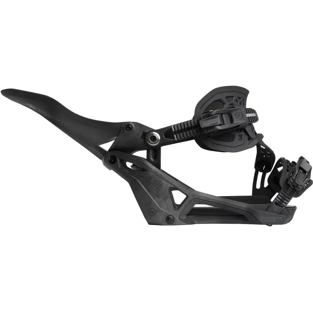 Nidecker Supermatic 2026 Carbon Black Snowboard Bindings Nidecker Supermatic 2026 Carbon Black Snowboard Bindings