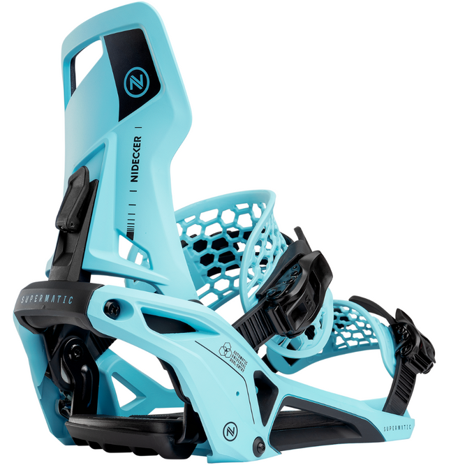 Supermatic 2025 Escapecyan Snowboard Bindings