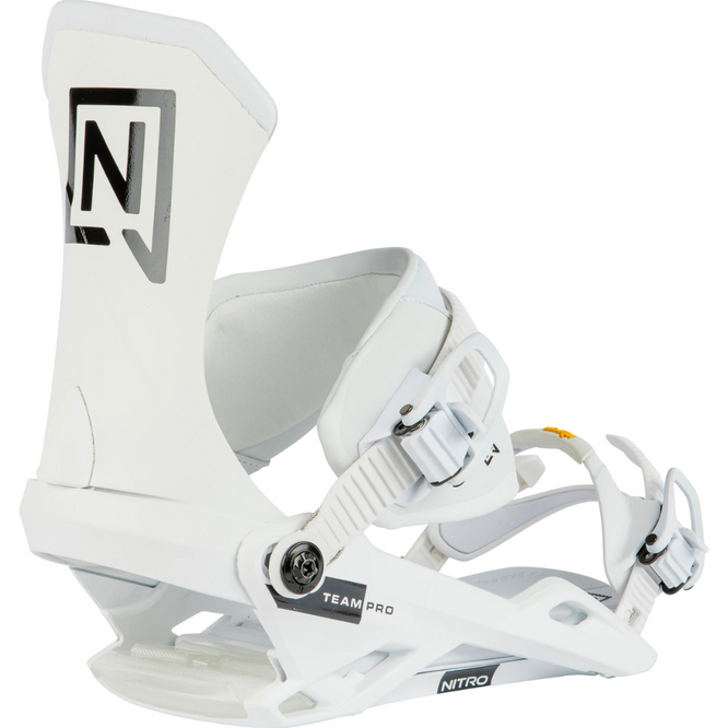 Team Pro White 2024 Snowboard Bindings