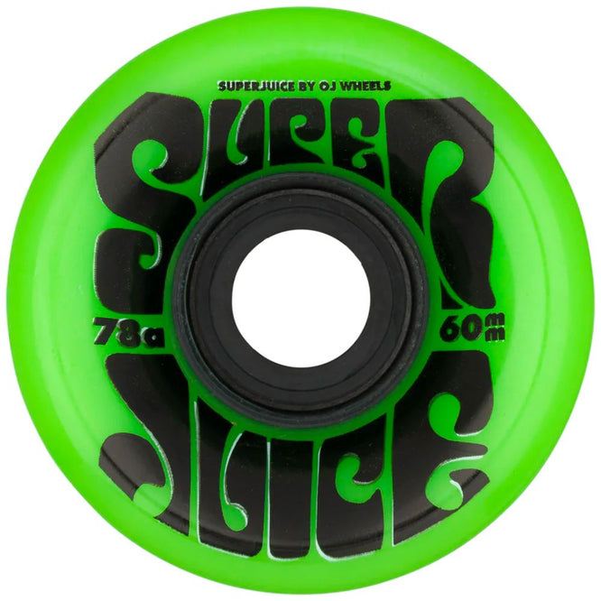 Super Juice 78a 60mm Bright Green Skateboard Wheels