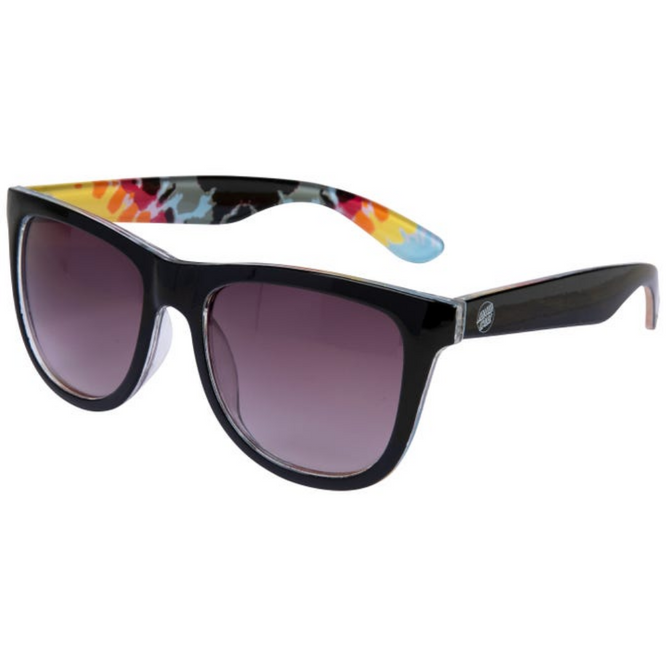 Opus Dot Sunglasses Black/Black Rainbow