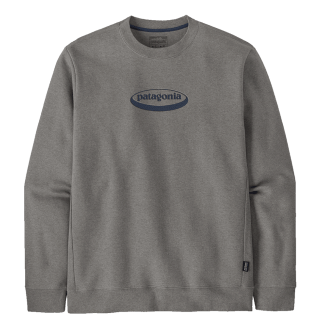'95 Oval Logo Uprisal Gravel Heather Crewneck