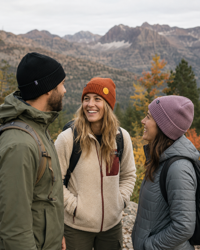 Brodeo Beanie Spirited Sun: Burnished Red