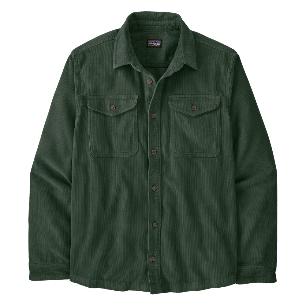 Corduroy Longsleeve Shirt Canopy Green