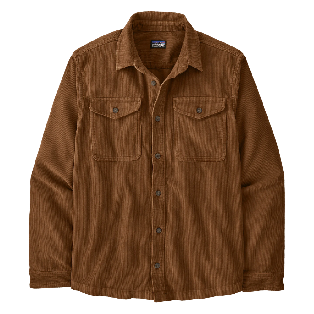 Corduroy Longsleeve Shirt Deer Brown