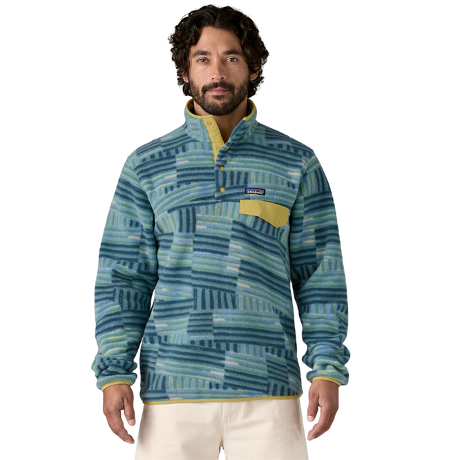 Lightweight Synchilla Snap-T Fleece Pullover Quilty Fitz Wetland Blue