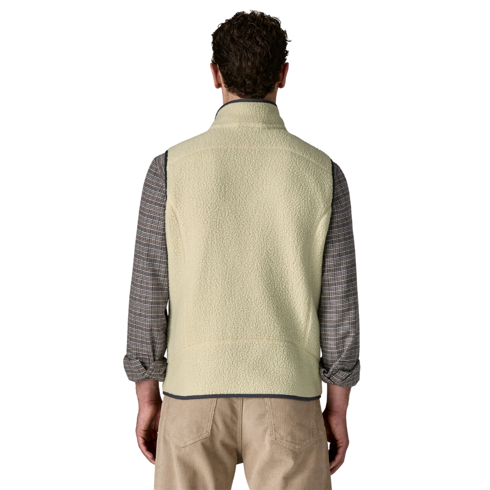 Retro Pile Fleece Vest Pelican/Smolder Blue