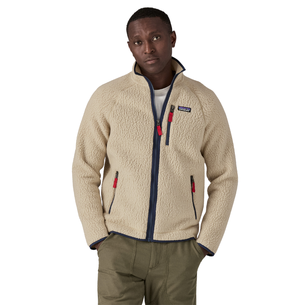 Retro Pile Jacket Khaki