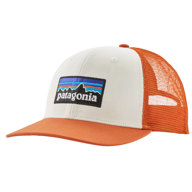 P-6 Logo LoPro Trucker Hat White Redtail Rust