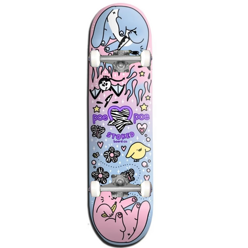 Poempoe Cat Complete Skateboard